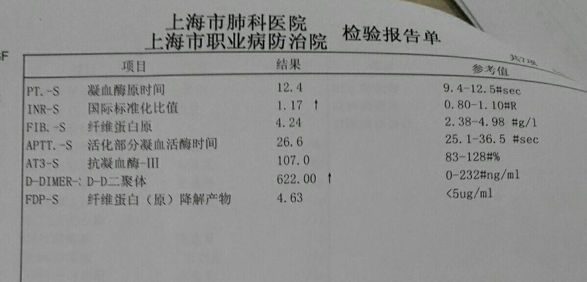急请指点dd二聚体指标非常高